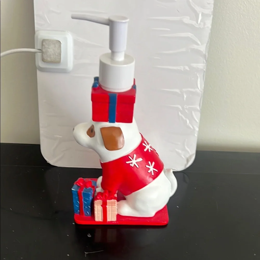Prabal Gurung for Target Red and White Holiday Dog Soap Dispenser